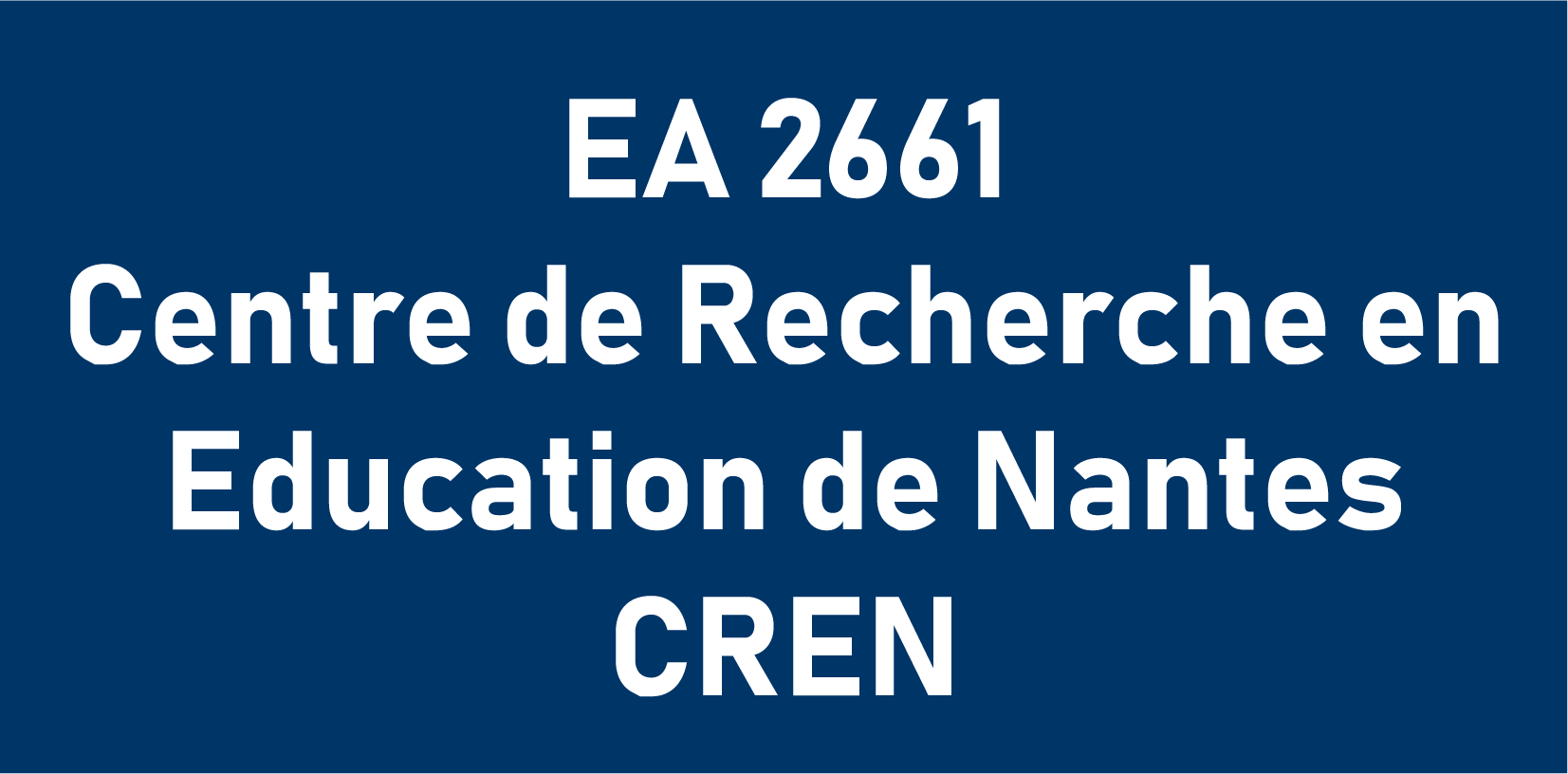 EA 2661 Centre de Recherche en Education de Nantes
